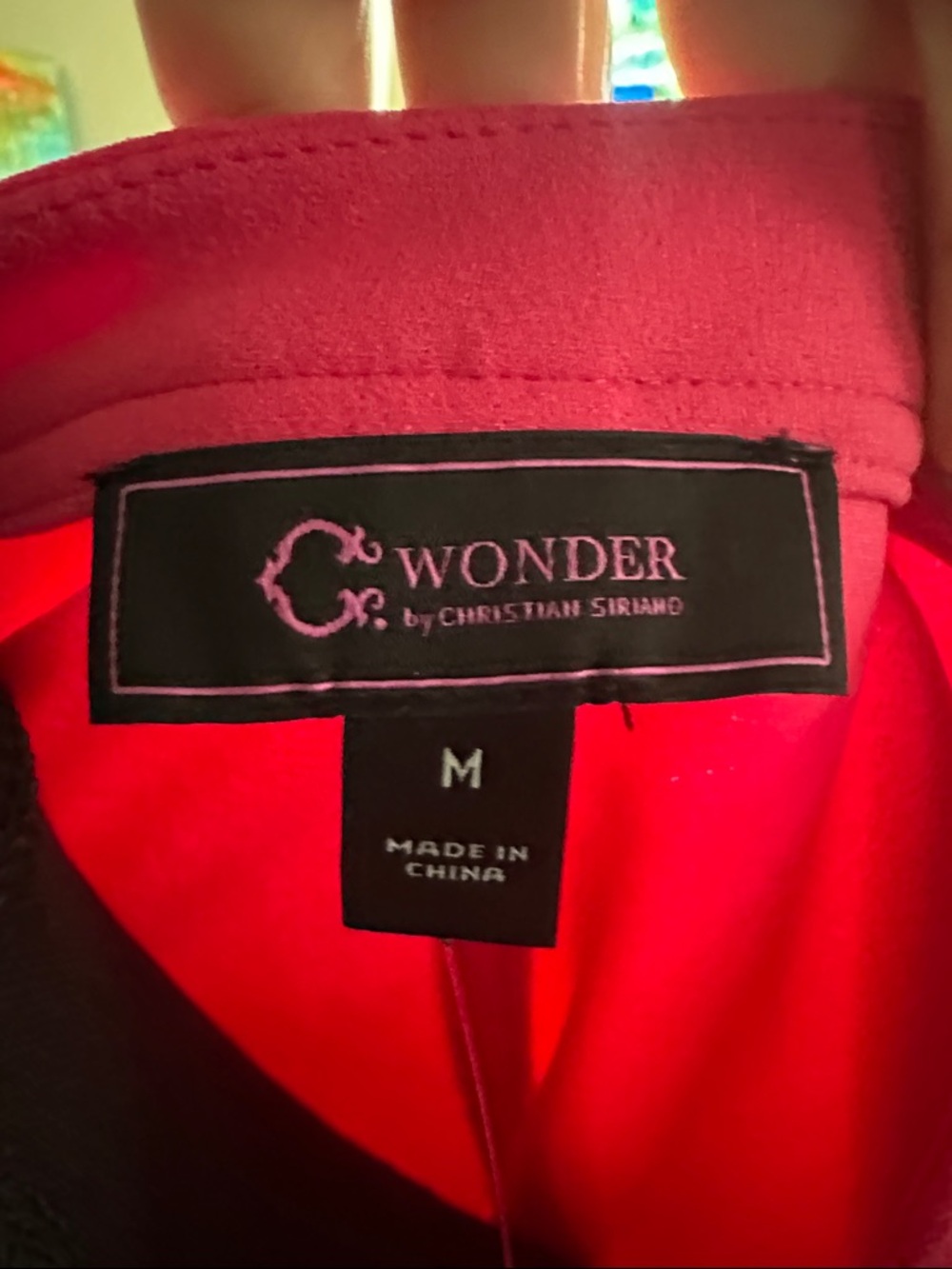 Christian Siriano Bright Pink Ruffle-Trim Blazer Jacket - Picture 2 of 5